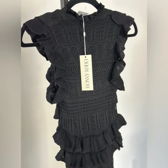 Ronny kobo bethanny crochet dress, size small NWT - Picture 12 of 16